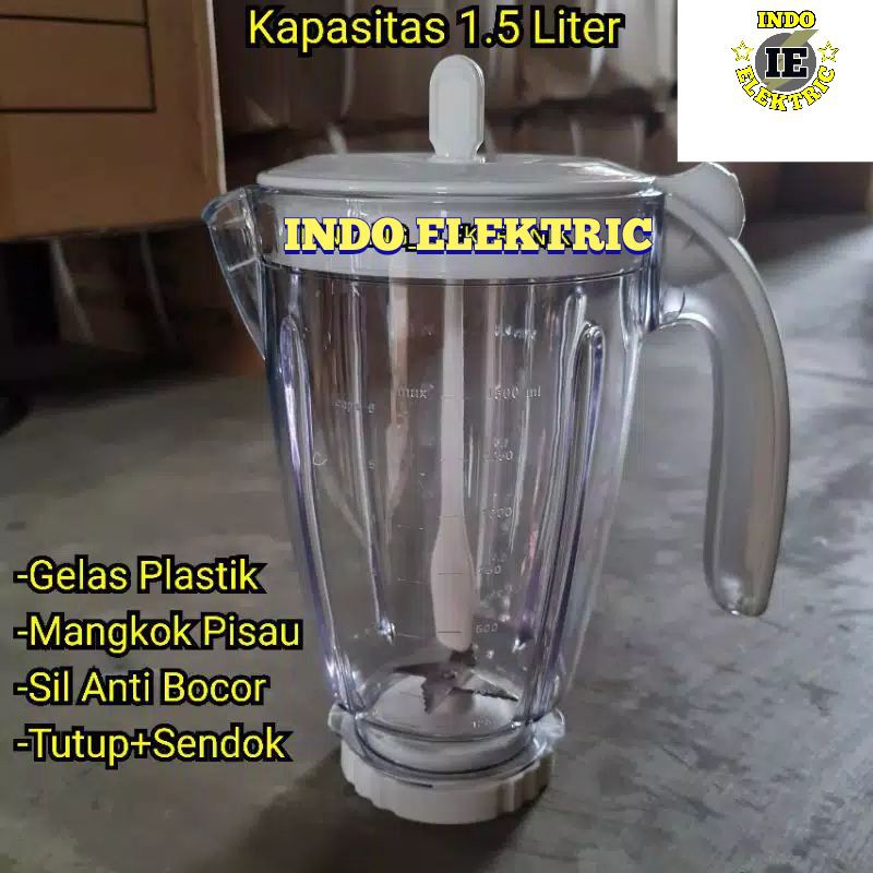 GELAS BLENDER PHILIPS 1SET HR 2115 2116 2061 2071