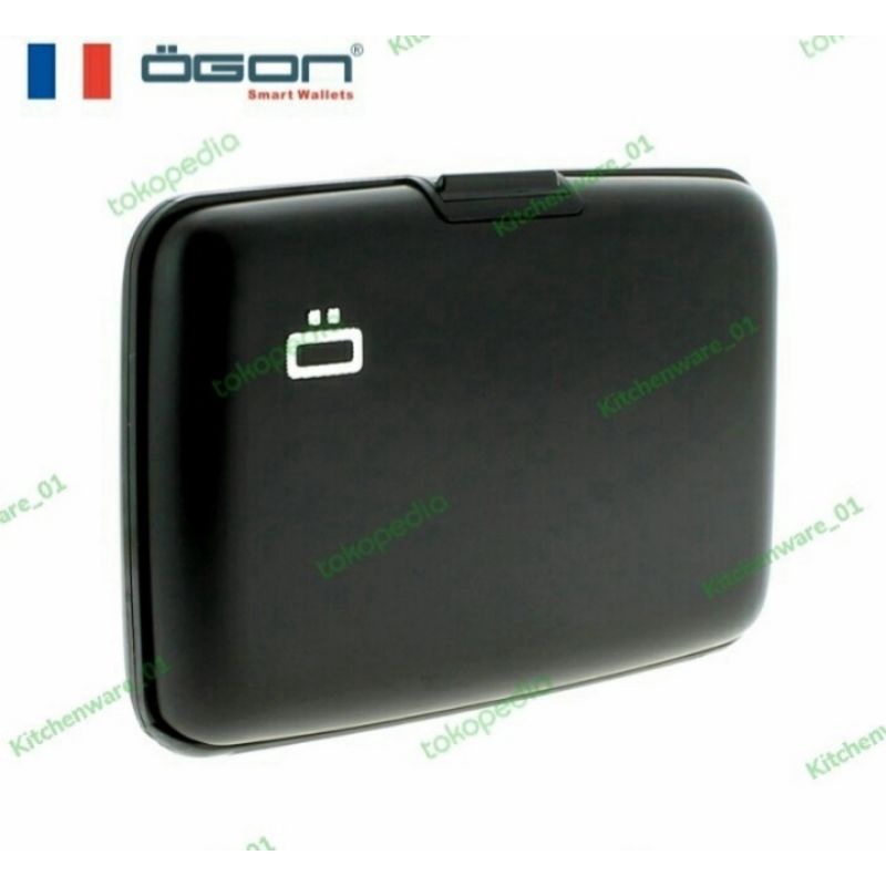 Dompet Anti RFID Ogon Card Holder Stockholm Black Limited