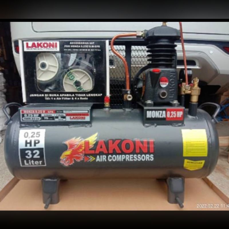 KOMPRESOR ANGIN LAKONI MONZA 0.25 U SPR DRIVEN BELT - KOMPRESOR UDARA LAKONI MONZA