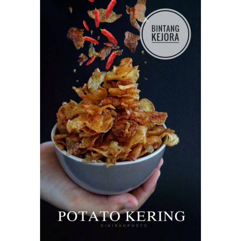 

keripik poker (potato kering) bintang kejora