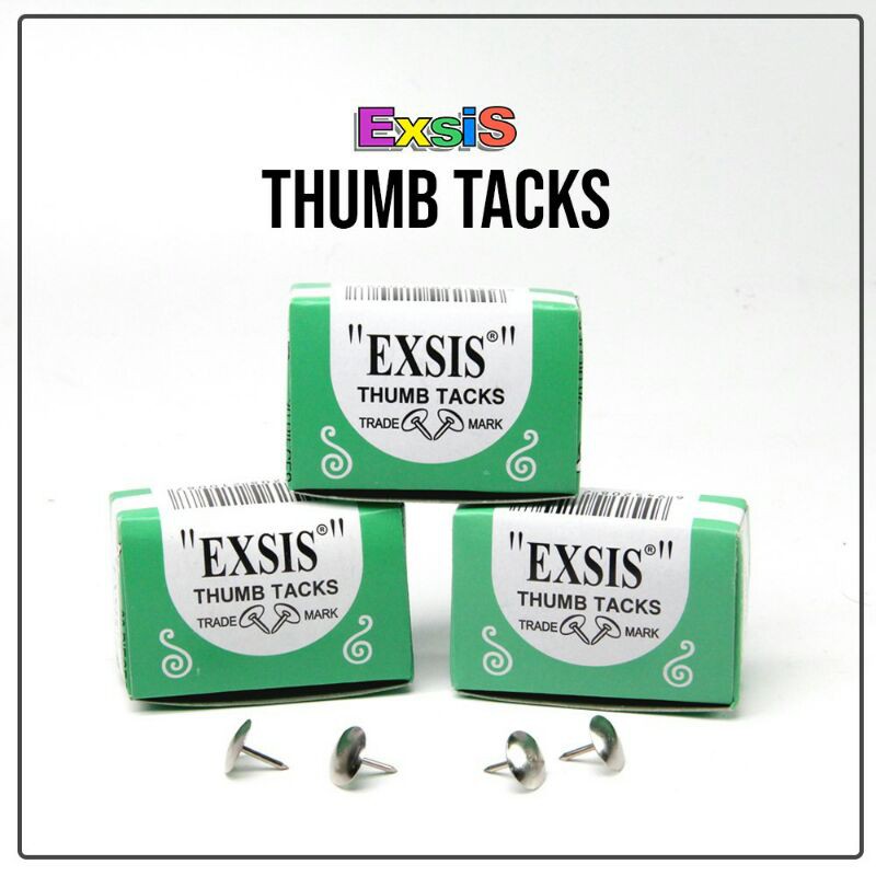

Paku pines / 1 box kecil paku pines Exsis / Thumb Tacks