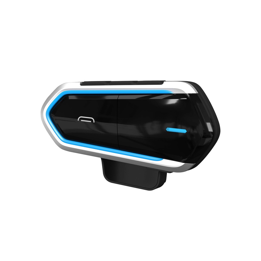 QTB35 HEADSET BLUETOOTH HELM INTERCOM ALTERNATIF INTERCOM B35 MURAH ORIGINAL-QTB35 Blue
