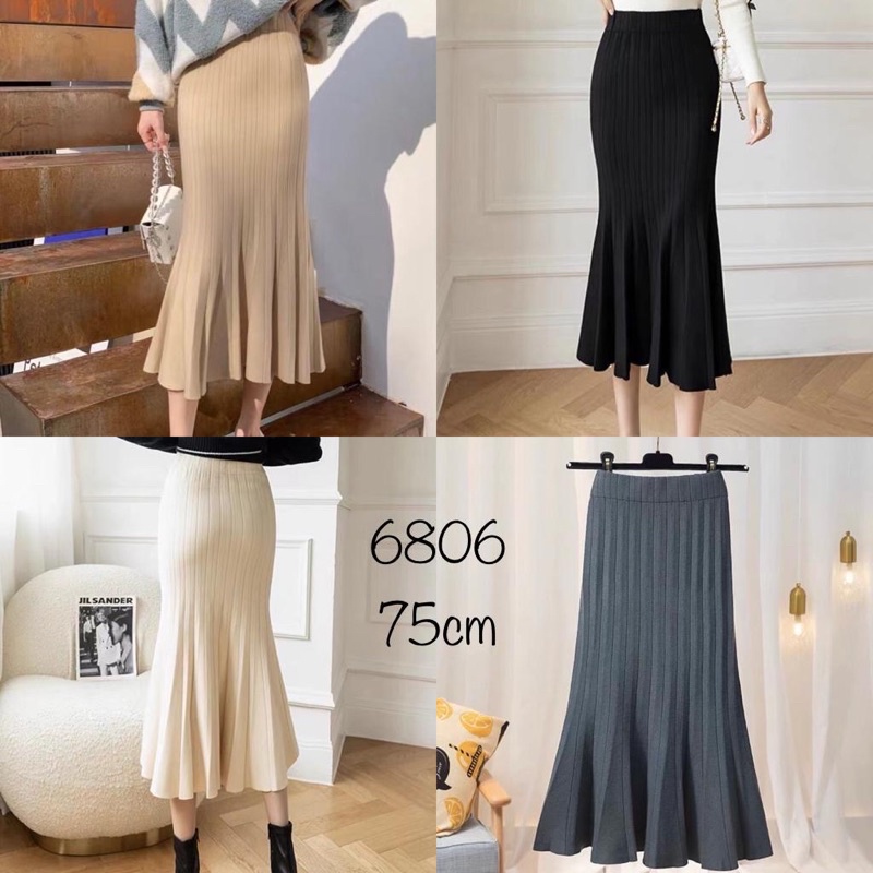 Rok Rajut Import , 7/8  kualitas premium , bahan tebal dan halus