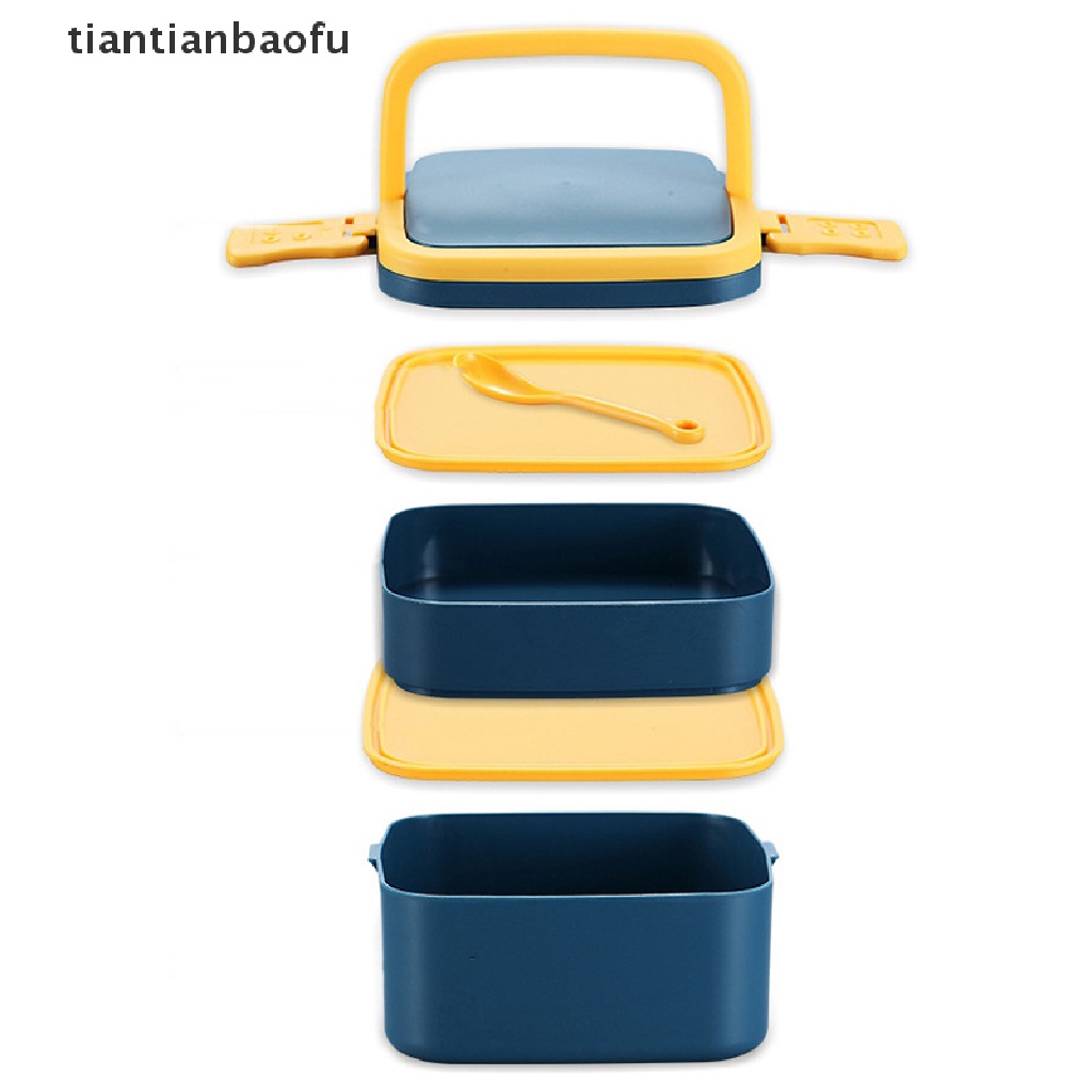 (Tianbaofu) Kotak Bekal / Lunch Box Thermal Portable Dengan Sendok