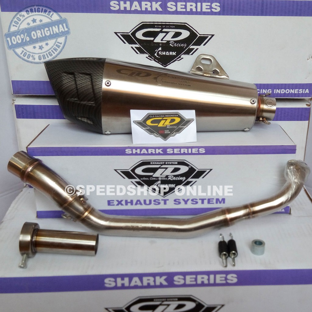 knalpot cld yamaha nmax original shark series
