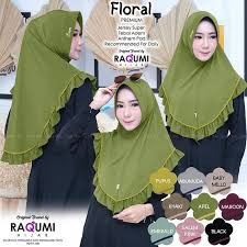 HIJAB INSTANT FLORAL ORI DG