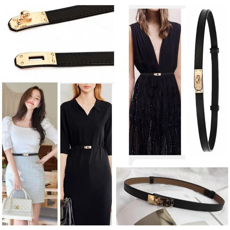 Belt K3lly Belt Import Belt wanita kulit Hitam / Women Belt/ Belt Fashion / Ikat pinggang kulit