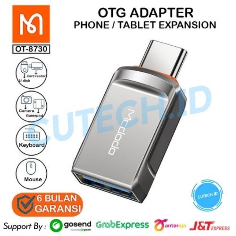 MCDODO OTG ADAPTER USB TYPE C USB 3.0 / OTG USB TO TYPE C MEDIA / OT-8730