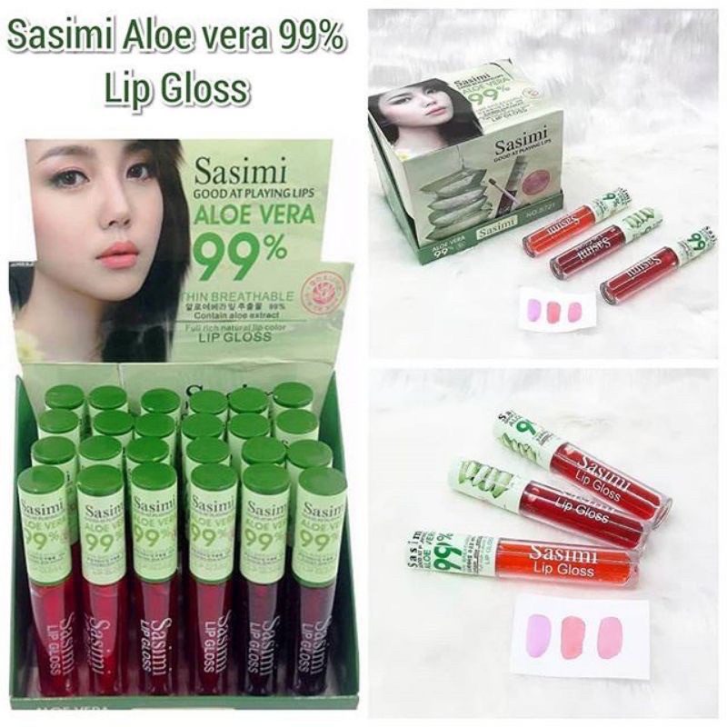 Liptint Lip tint Sasimi Aloevera 99% Original