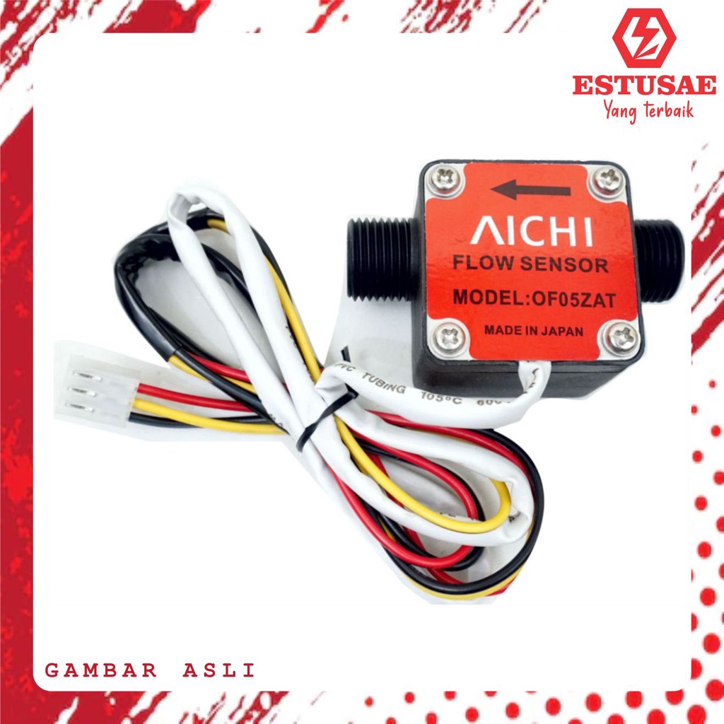 FLOW SENSOR AICHI + KABEL TAMBAHAN SENSOR POM MINI PERTAMINI SPAREPART- ESTUSAE