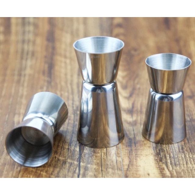 Jigger measure cup gelas ukur 20/40ml stainless steel