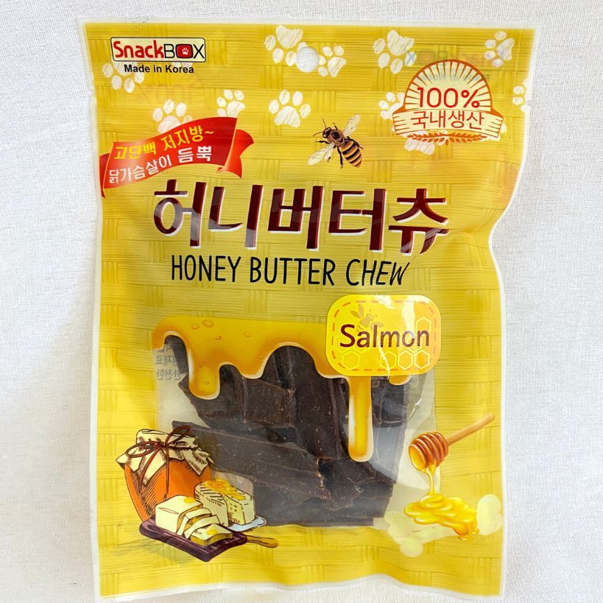 

SNACKBOX Snack Anjing HONEYBUTTER Chew Salmon 70g