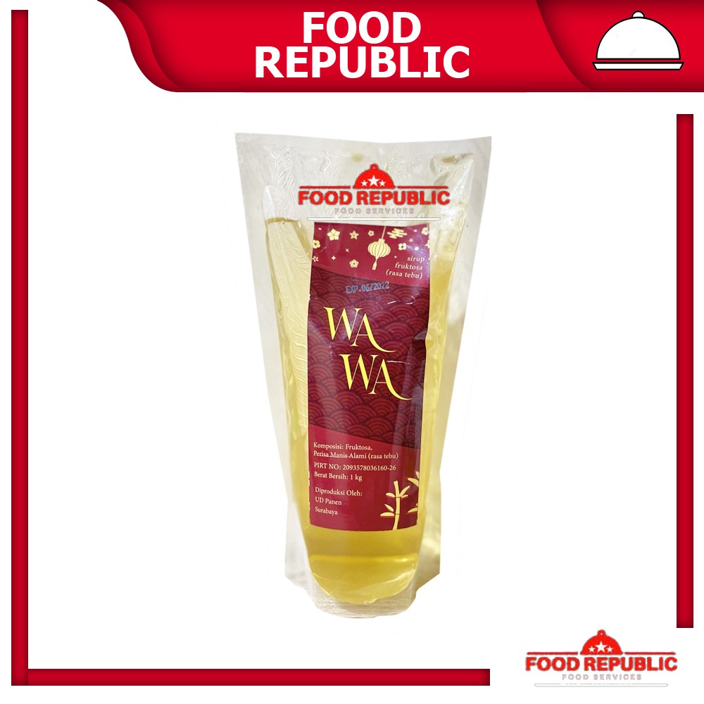 GULA CAIR WAWA 1 KG SIRUP FRUKTOSA PERISA TEBU ALAMI FRUCTOSE HALAL
