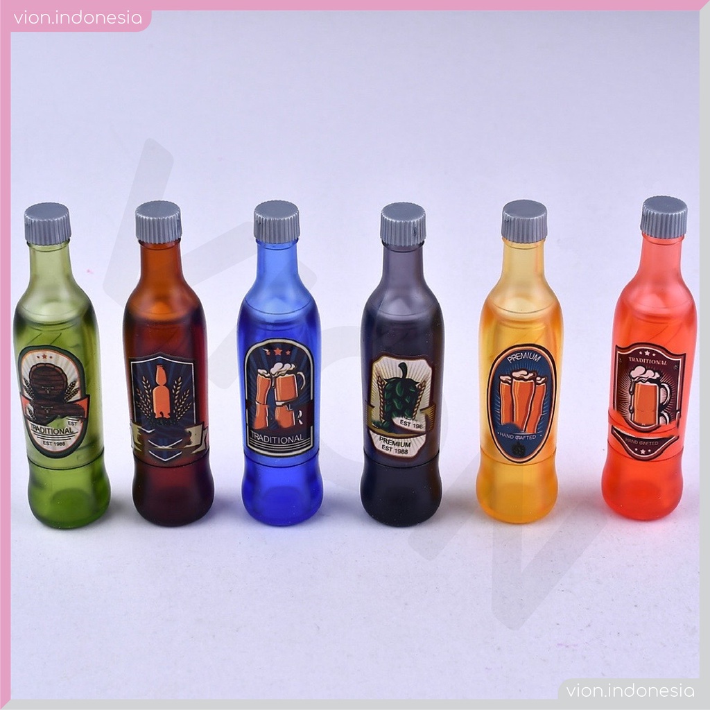 BE3R LIP BALM Unik Bentuk Botol B1r Tidak Ada Alkoh0l Hanya Bentuk Botol Saja 6 Variasi XX014