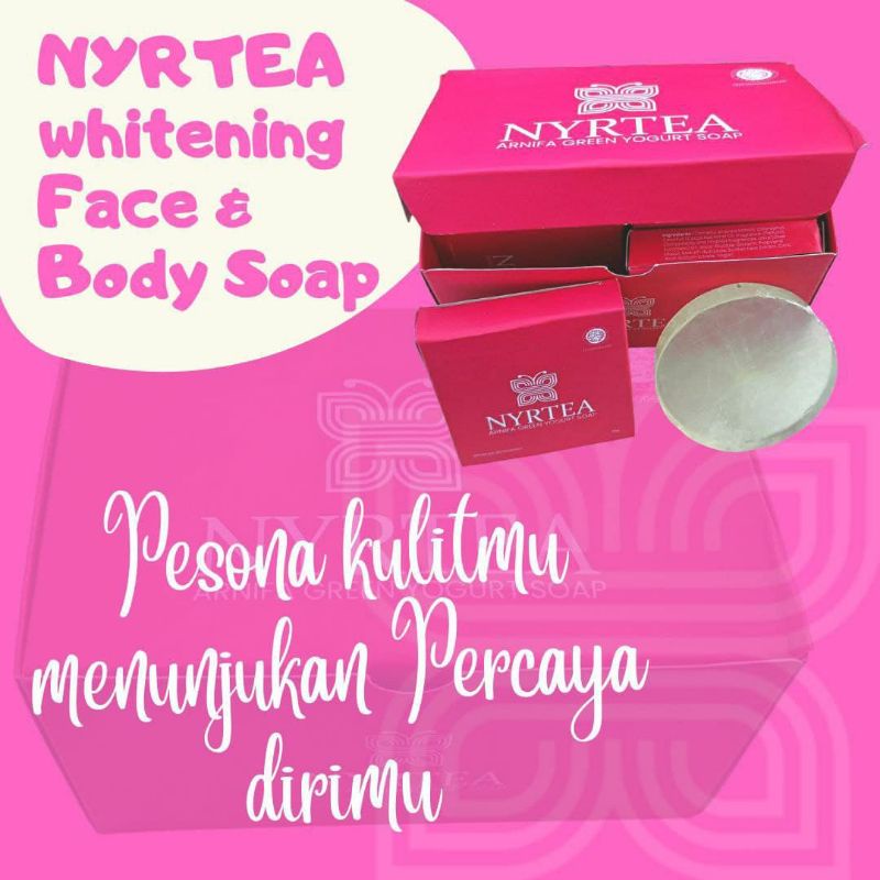 Sabun Mandi Pemutih Kulit Badan Nyrtea BPOM Original 100%