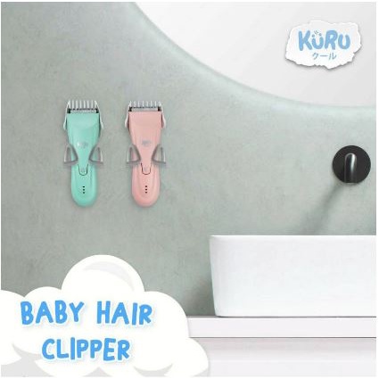 KURU Perawatan Kuku Cukur Rambut Bayi Baby Daily Care Kit l KURU Electric Hair Clipper l KURU Baby Nail Trimmer Electric Alat Potong Rambut Bayi