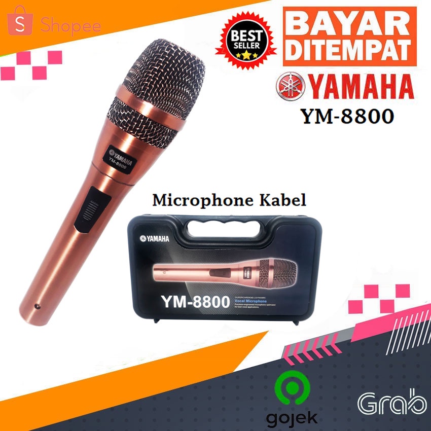 Microphone YAMAHA YM 8800 Mikrofon Mik Kabel Mic Kabel Yamaha