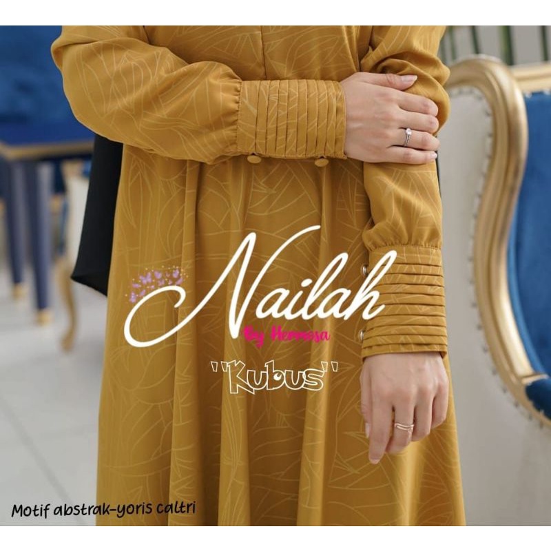 Gamis Abatrak Hermosa, gamis Nailah hermosa