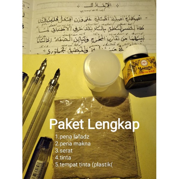 Paket lengkap menulis arab Pen tutul/kalam logat surah kaligrafi