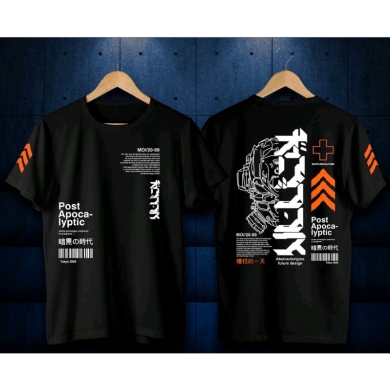 bayar di tempat kaos t-shirt pria motif robot baju kaos distro pria wanita terlaris dan termurah 2022