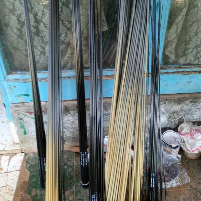 Joran carbon sutet sudah bubut