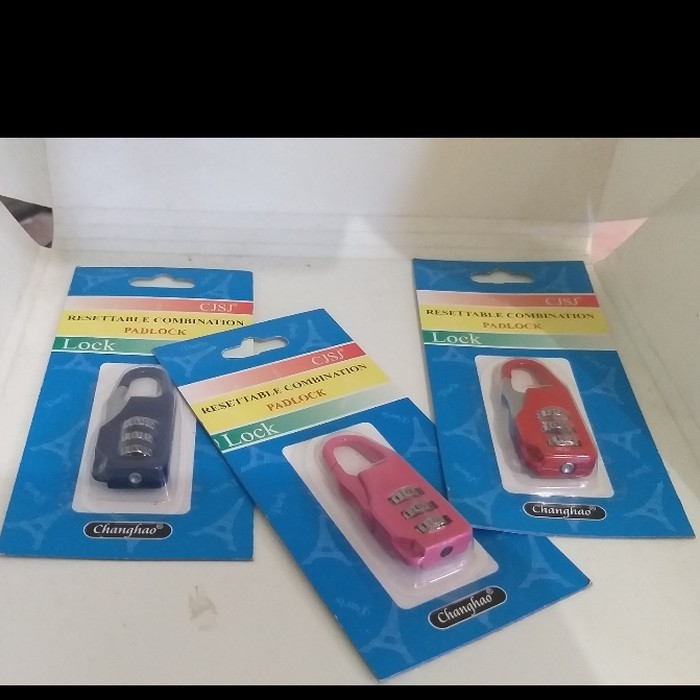 GEMBOK PASSWORD ANGKA / GEMBOK PIN / RESETTABLE COMBINATION