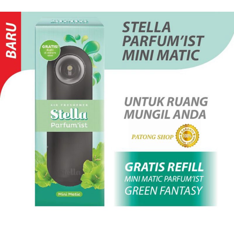 Stella Mini Matic Parfum'Ist Green Fantasy Free Refill + Baterai