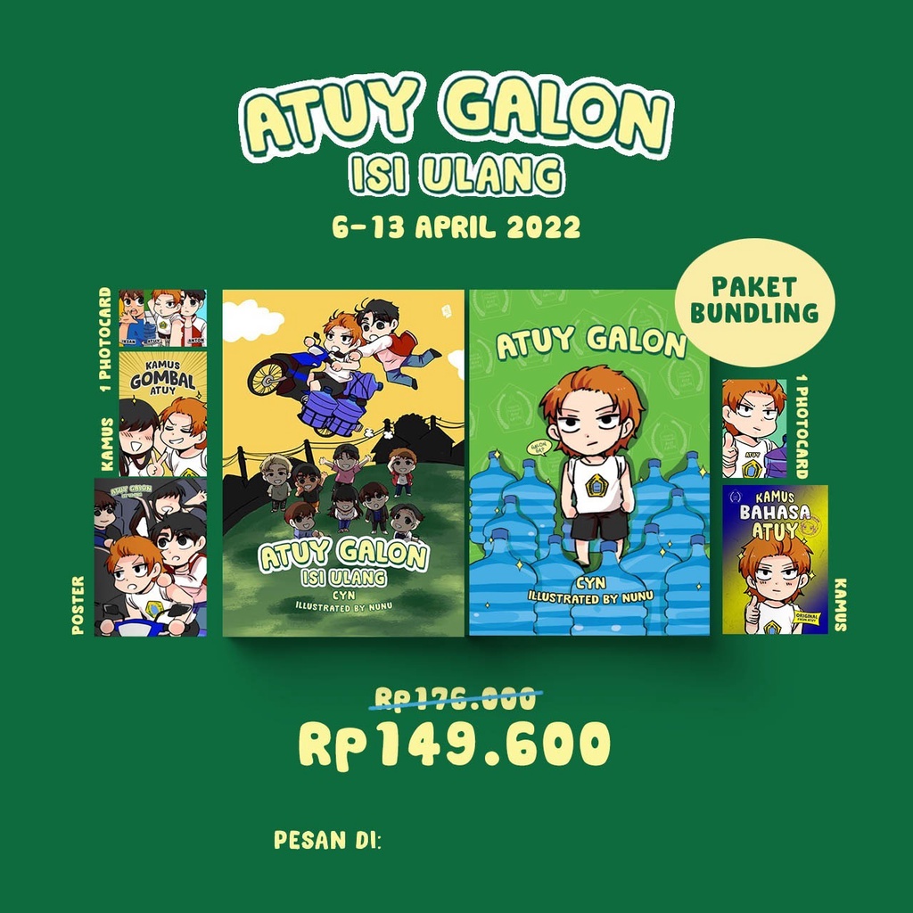 Atuy Galon Isi Ulang , Atuy Galon