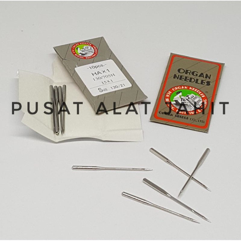 JARUM MESIN JAHIT HA X 1 HAX1 MERK ORGAN NEEDLES ASLI ORIGINAL JAPAN SEWING PORTABLE SEMUA MEREK-4