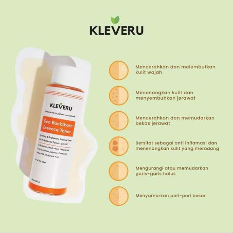 (FULL) Kleveru Sea Buckthorn Essence Toner 150ml