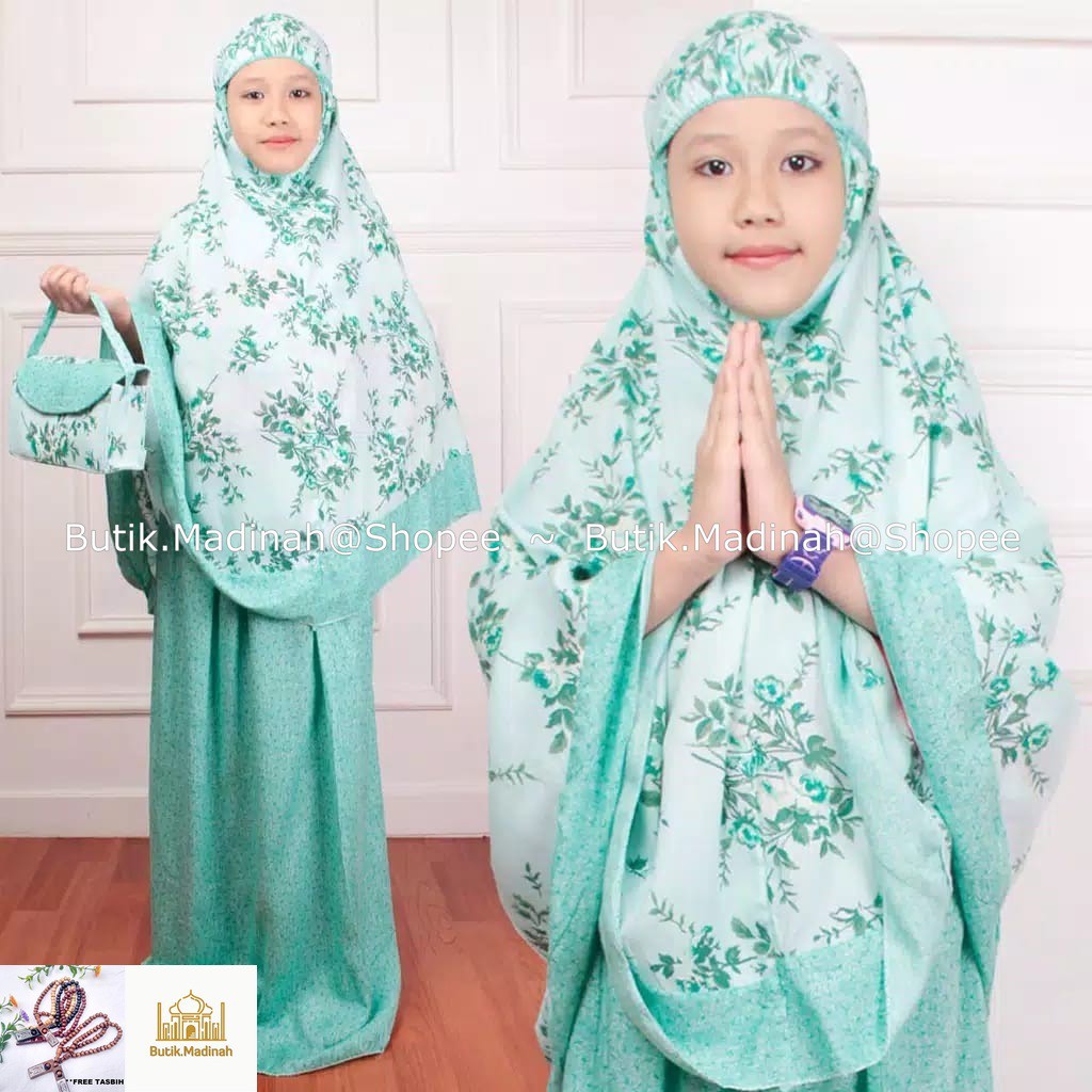 BUTIK.MADINAH MUKENA ANAK DAHLIA ELVIRA CANTIK