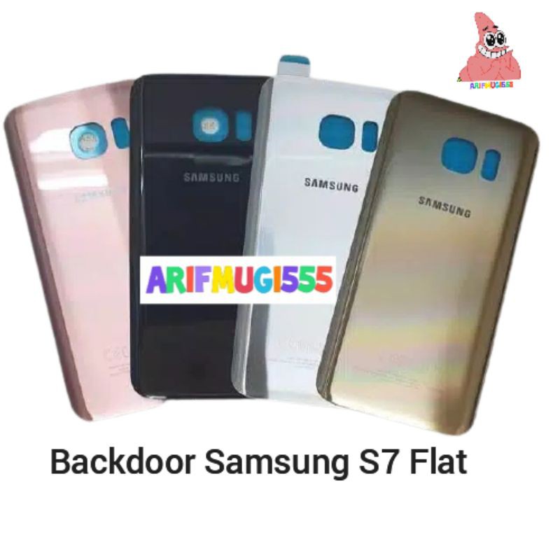 Backdoor Backcover Cesing Samsung S7 Flat tutup belakang Original