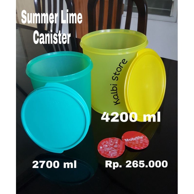Toples Makanan Toples Plastik Toples Krupuk Summer Lime Moorlife