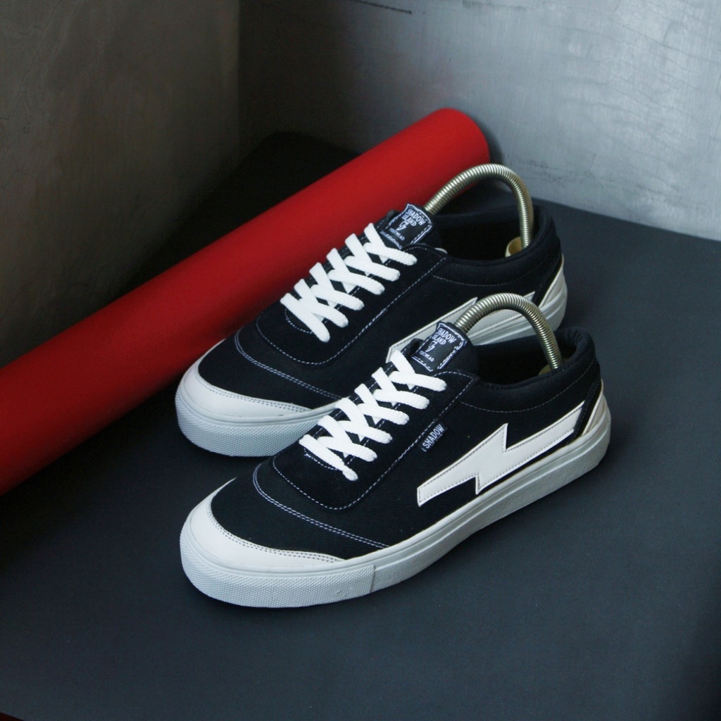 ORIGIN BLACK - Sneakers Kasual Pria Sepatu Skate Kets Unisex - Sniker