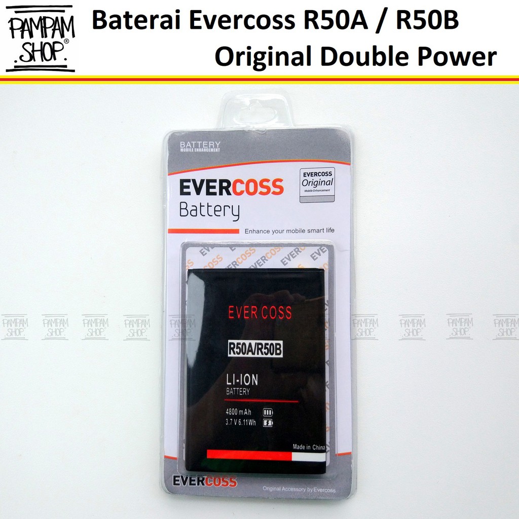 Baterai Evercoss R50A Winner Y2 Plus R50B Y2 Original Double Power Batre Batrai Dual Cross Evercross