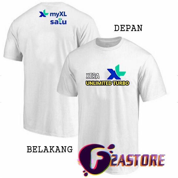 Kaos Baju XL Axiata model baru XTRA UNLIMITED TURBO myXL satu F2ASTORE