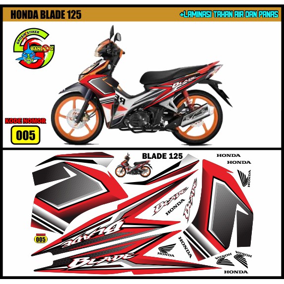 STRIPING VARIASI HONDA BLADE 125