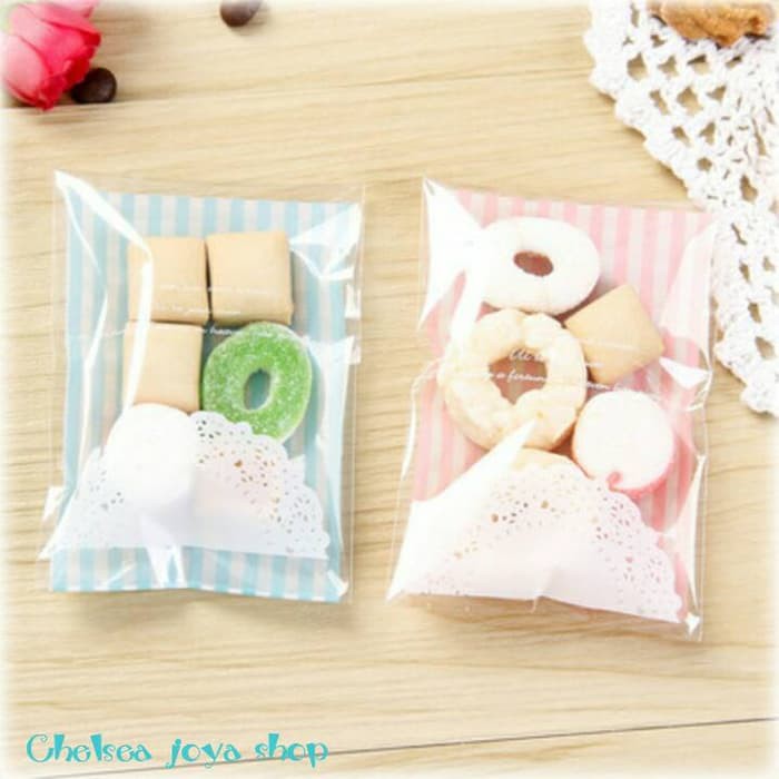 

Plastik bungkus kue- cookies- permen- roti- asesoris pie- fancy/7x10cm