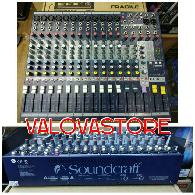 Jual Mixer Audio Soundcraft EFX 12 12 channel Indonesia