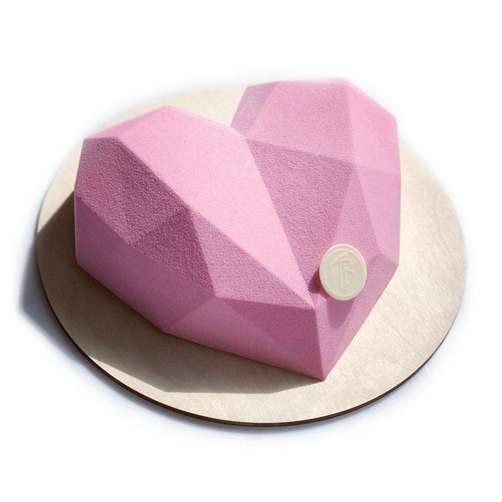 【 ELEGANT 】 Cetakan Silikon DIY Desserts/Candy Sabun Alat Dekorasi Pesta Bentuk Hati CavityDiamond Planet Baking Tools