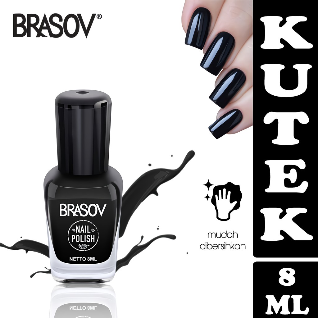 BRASOV Kutek Cat Kuku 8 ML Kutex Nail Polish