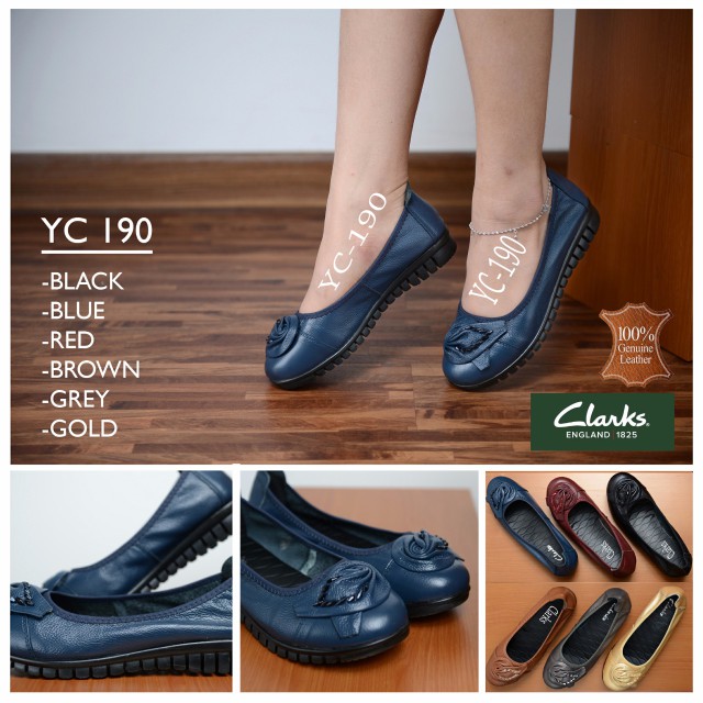 Sepatu Clarks YC-190 Flat