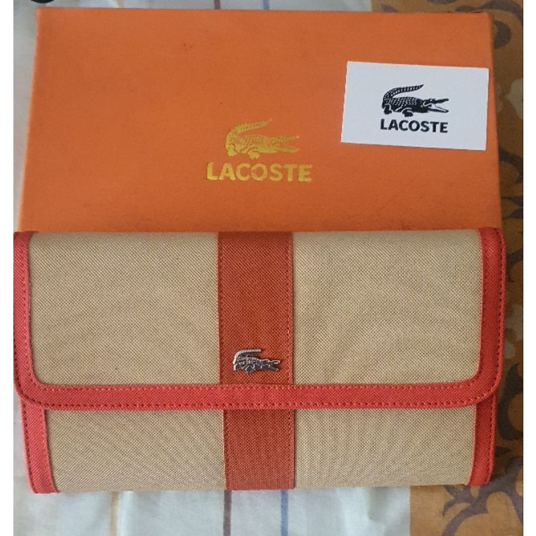 Preloved Clutch Lacoste Orange Cream
