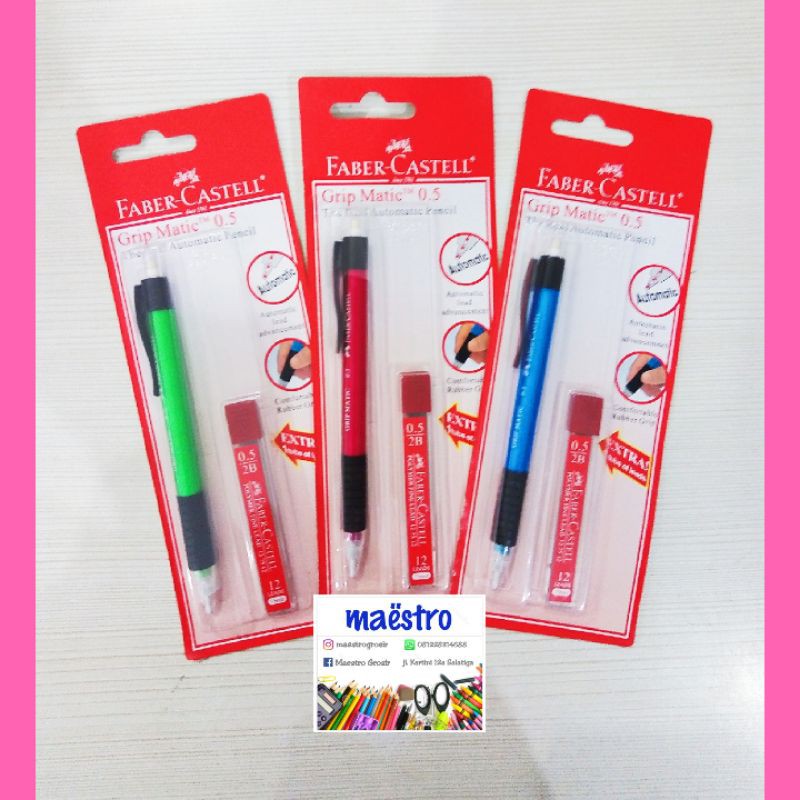 

Pensil Mekanik Set FaberCastle 0.5 mm / Faber Castell Pensil Mekanik Blister