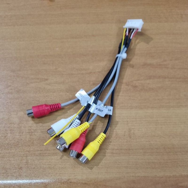SOKET KABEL RCA UTK HEADUNIT ANDROID