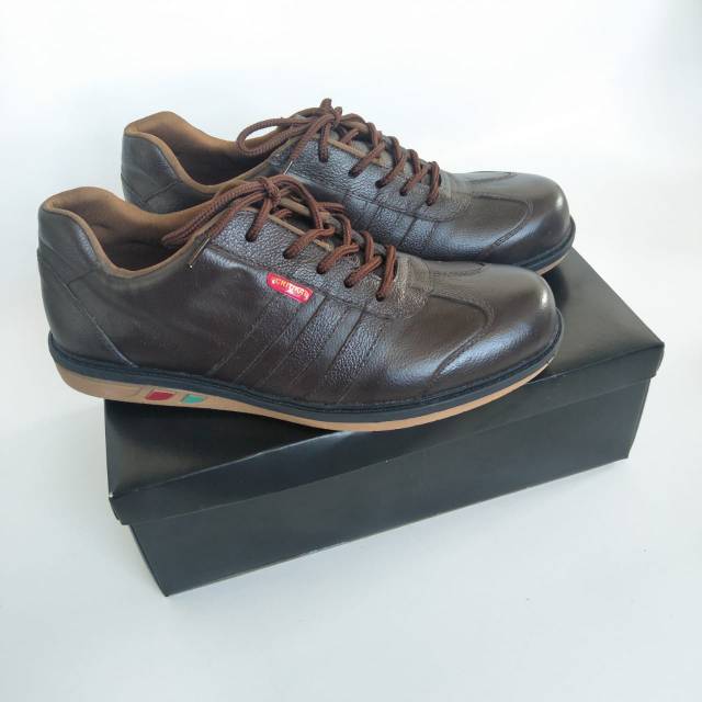 Sepatu Kasual Pria/Cowok - Asli Kulit Import Premium