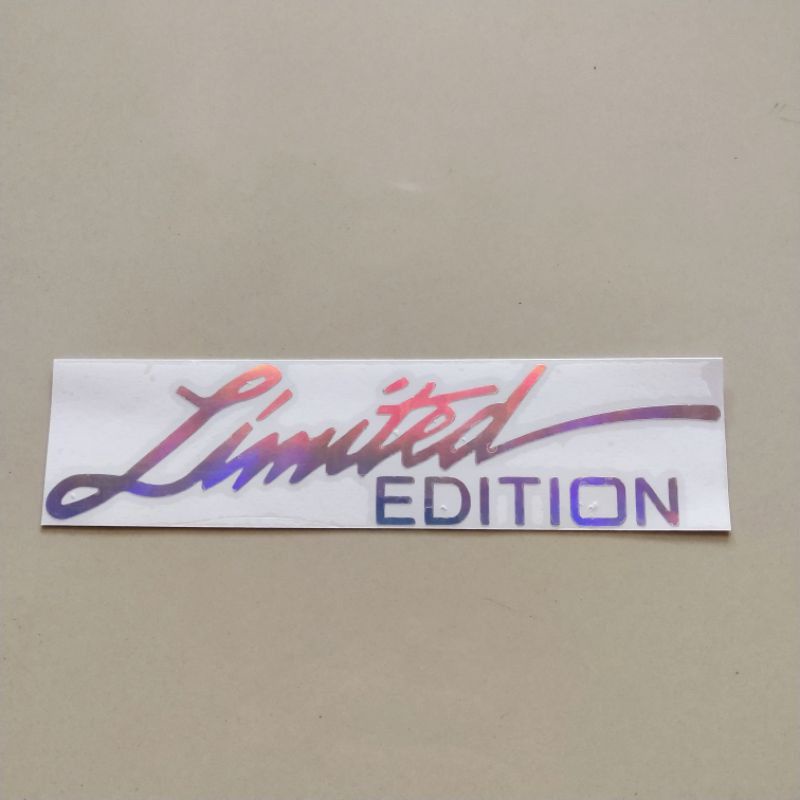 sticker limited edition