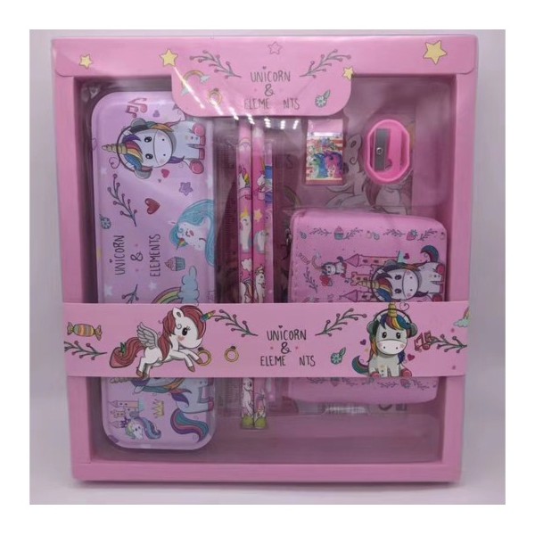 

STUDY SET STATIONERY PENSIL SET PAKET ALAT TULIS SEKOLAH KRKTER FROZEN/UNICORN/SPIDERMAN 8033A
