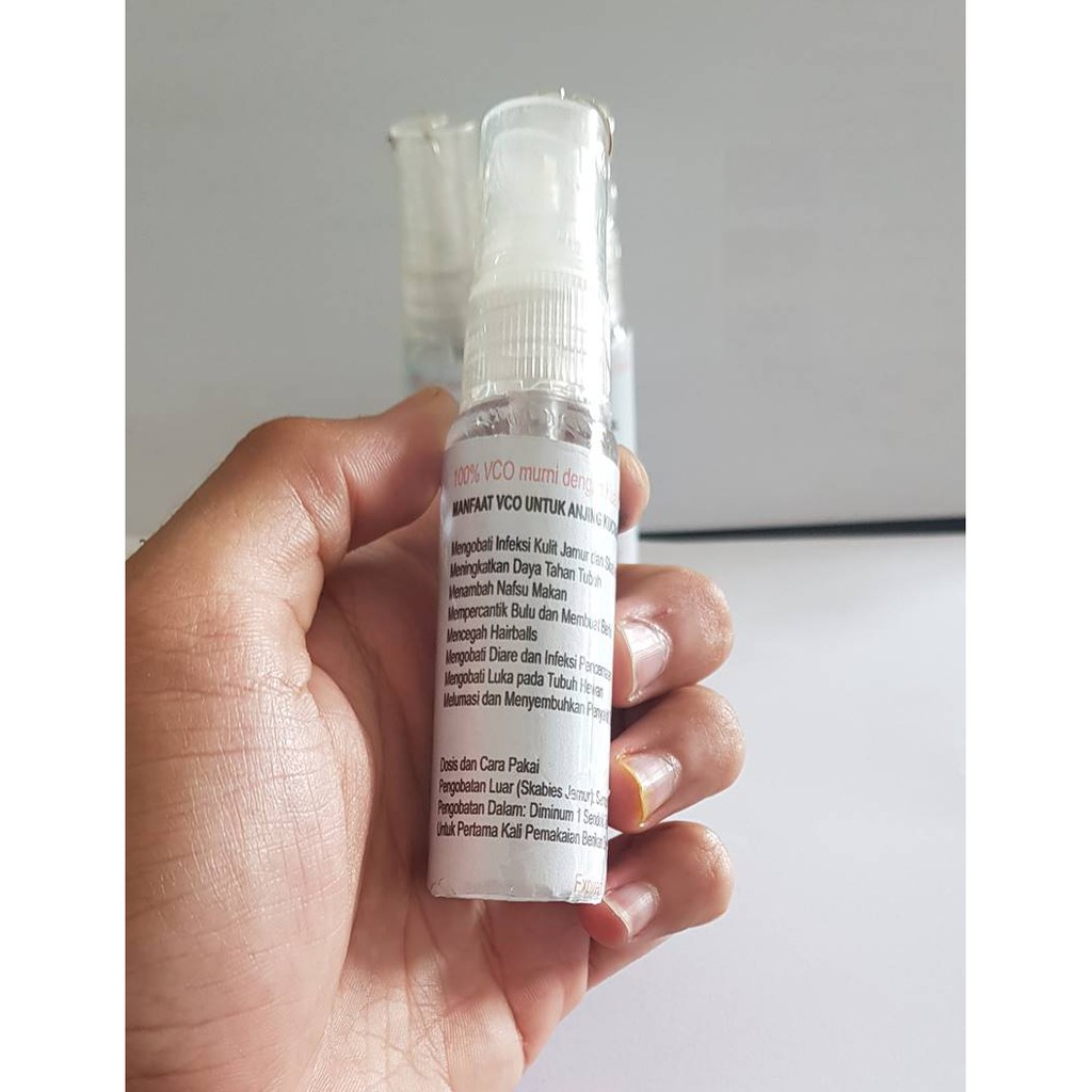 Minyak VCO 30 mL  Obat Jamur, Skabies, Diare, Koreng, Kucing Anjing Kelinci