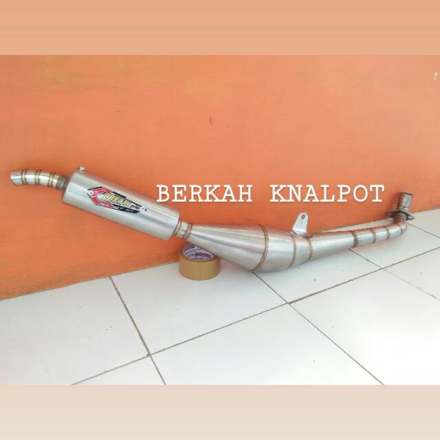 KNALPOT CREAMPIE KNALPOT STANDAR RACING YAMAHA FIZ-R FIZ FORCE 1 SATRIA HIU